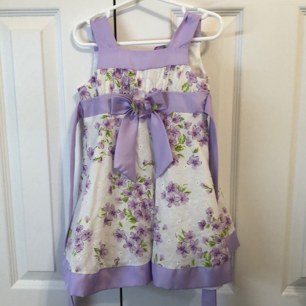 Toddler girls fancy floral dress